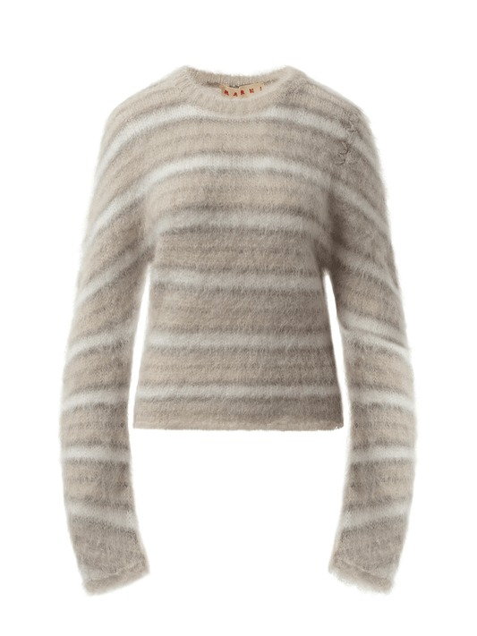 MARNI Fuzzy Wuzzy Brushed Sweater (Grey)