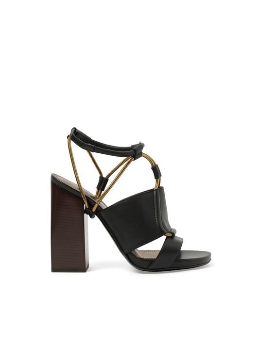 Image of Sandals. Productname: LANVIN Sandal in Black colour by brand - LANVIN