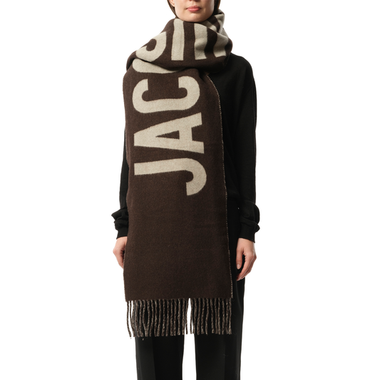 Image of Accessories. Productname: JACQUEMUS Jacquemus Scarf in BROWN colour by brand - JACQUEMUS