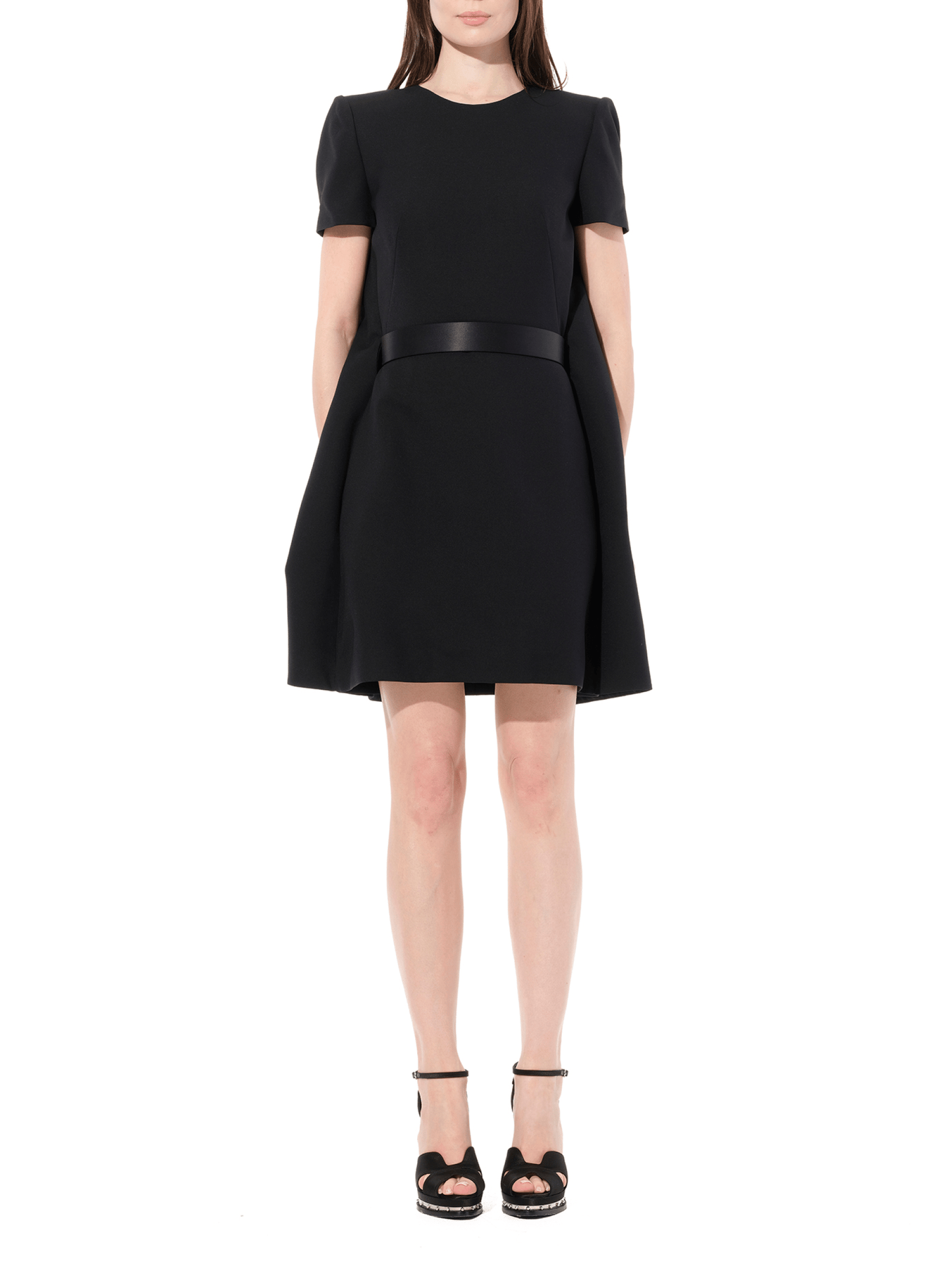 ALEXANDER MCQUEEN Abito Wool Dress (Black)