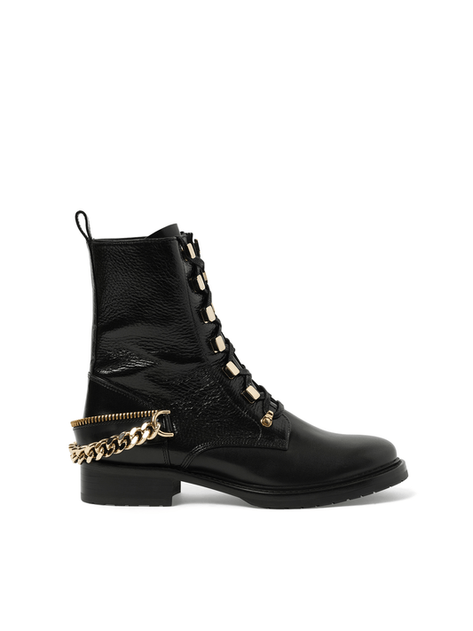 Image of Boots. Productname: LANVIN Biker Booty in BLACK colour by brand - LANVIN