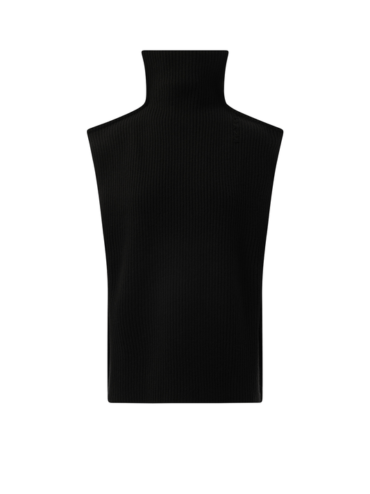 MARNI Sleeveless Turtleneck Sweater (Black)