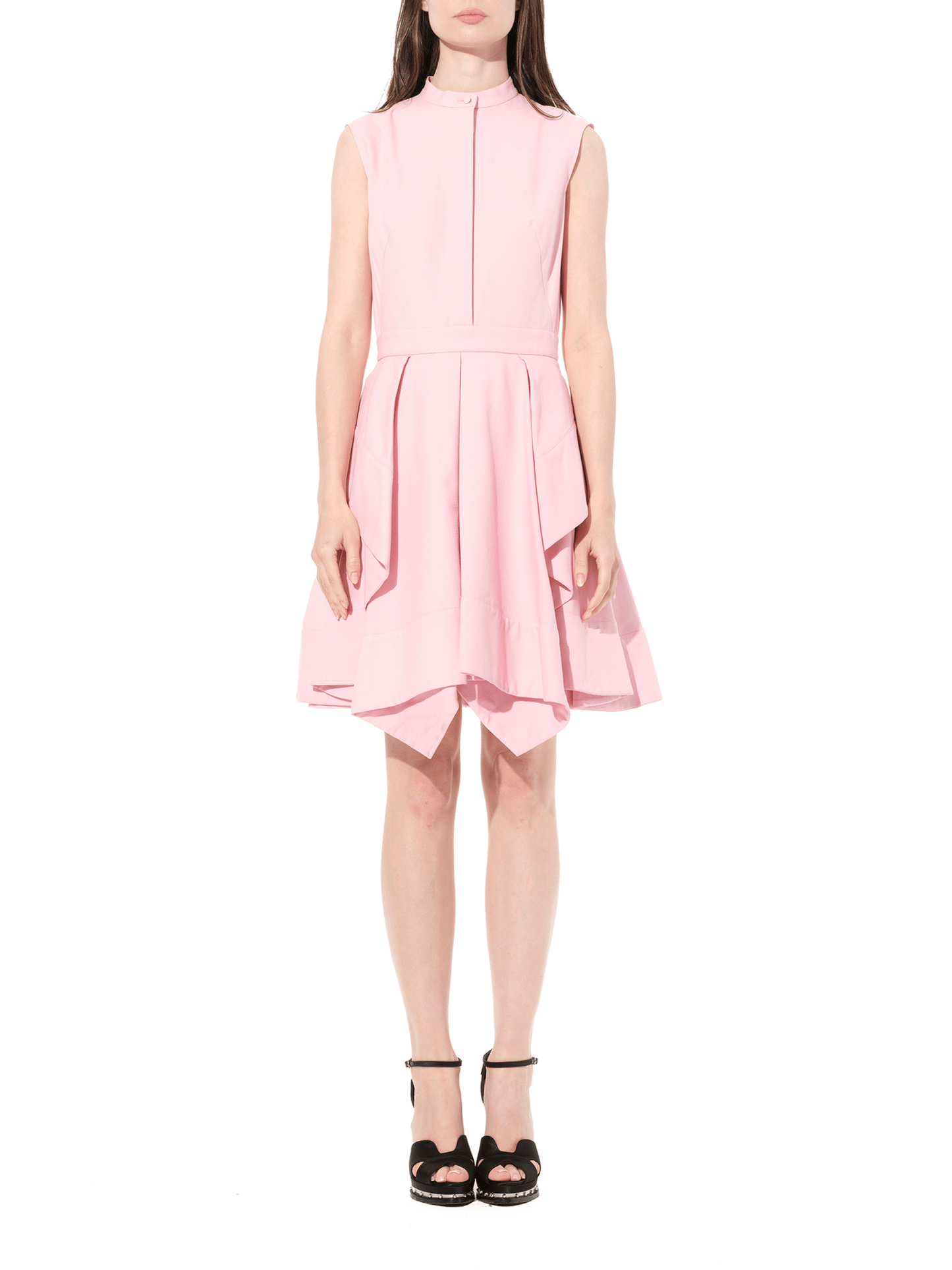 ALEXANDER MCQUEEN Cotton Piquet Dress (Pink)