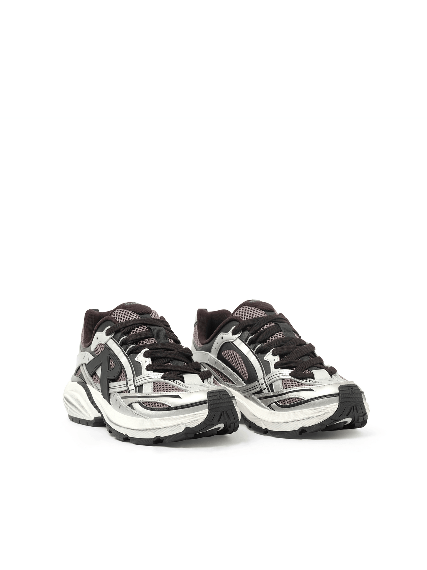 REPRESENT Storm Runners Sneakers (Silver)