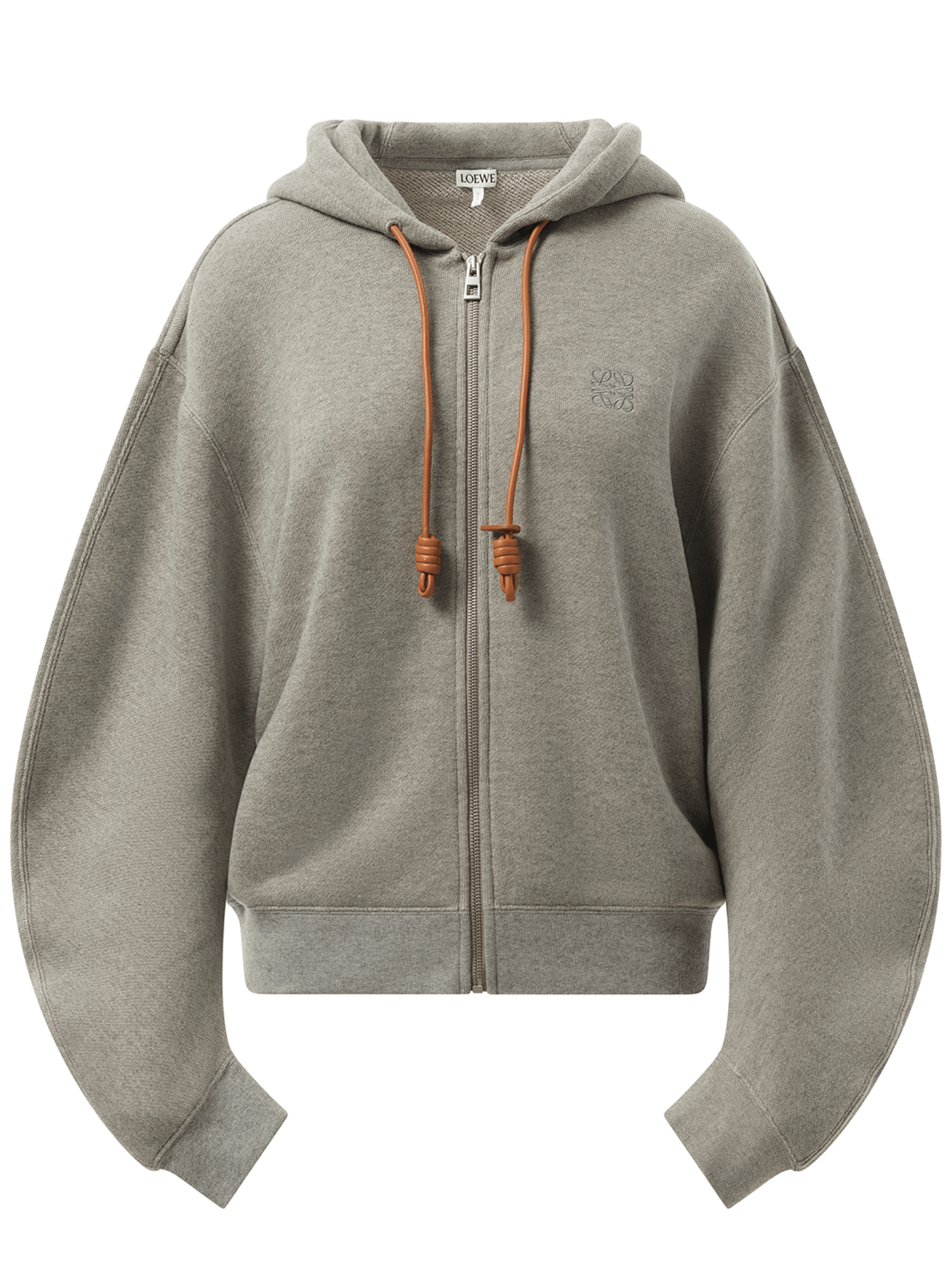 LOEWE Flamenco Zip Hoodie (Grey)