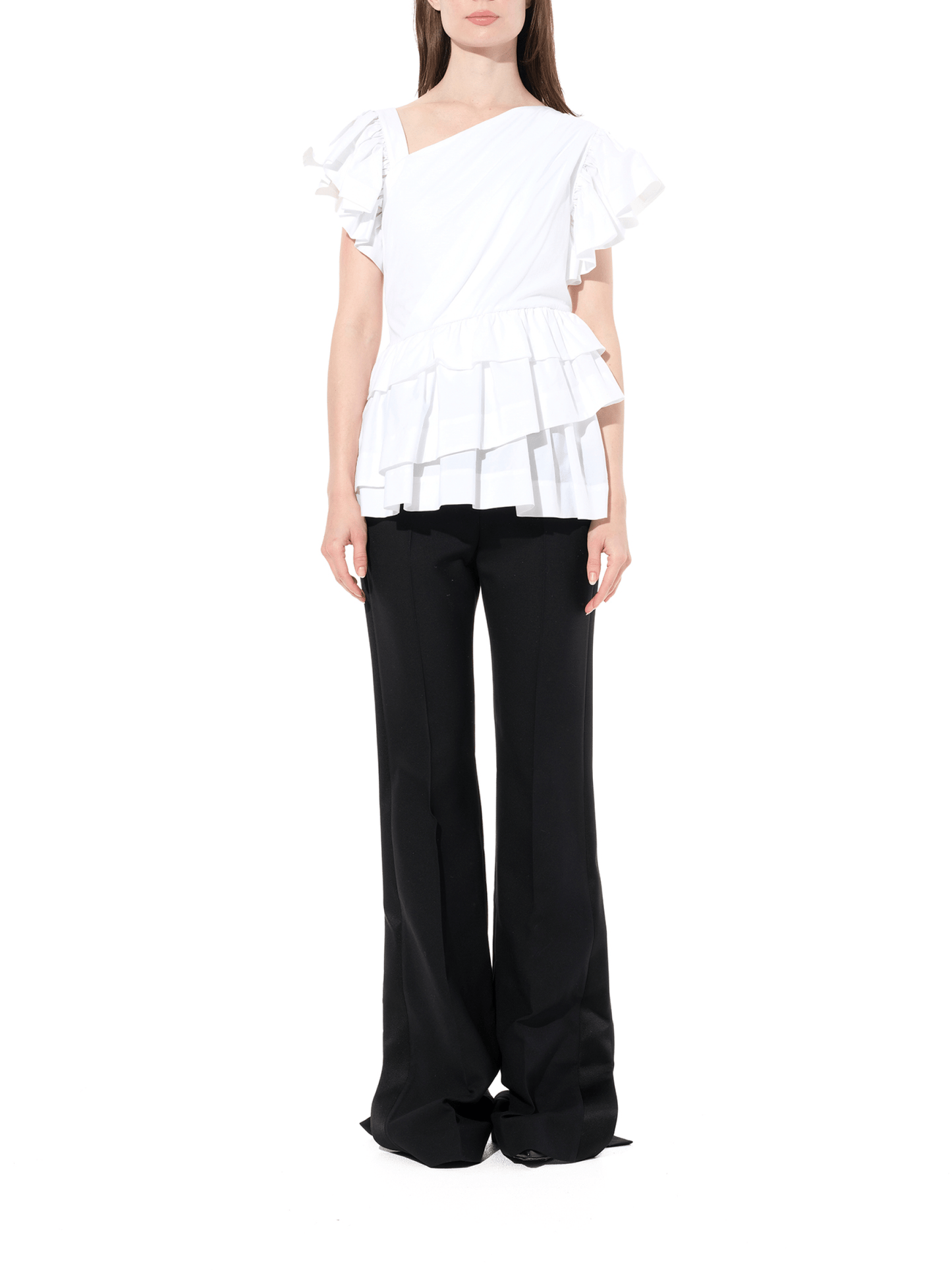 ALEXANDER MCQUEEN Shoulder Top (White)