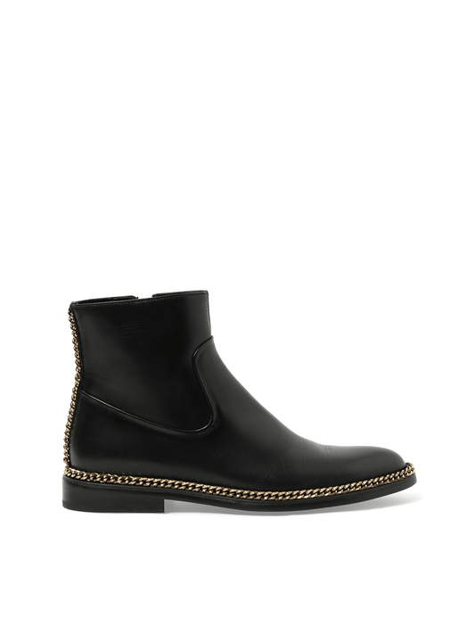 Image of Boots. Productname: LANVIN Chain Bootie in BLACK colour by brand - LANVIN