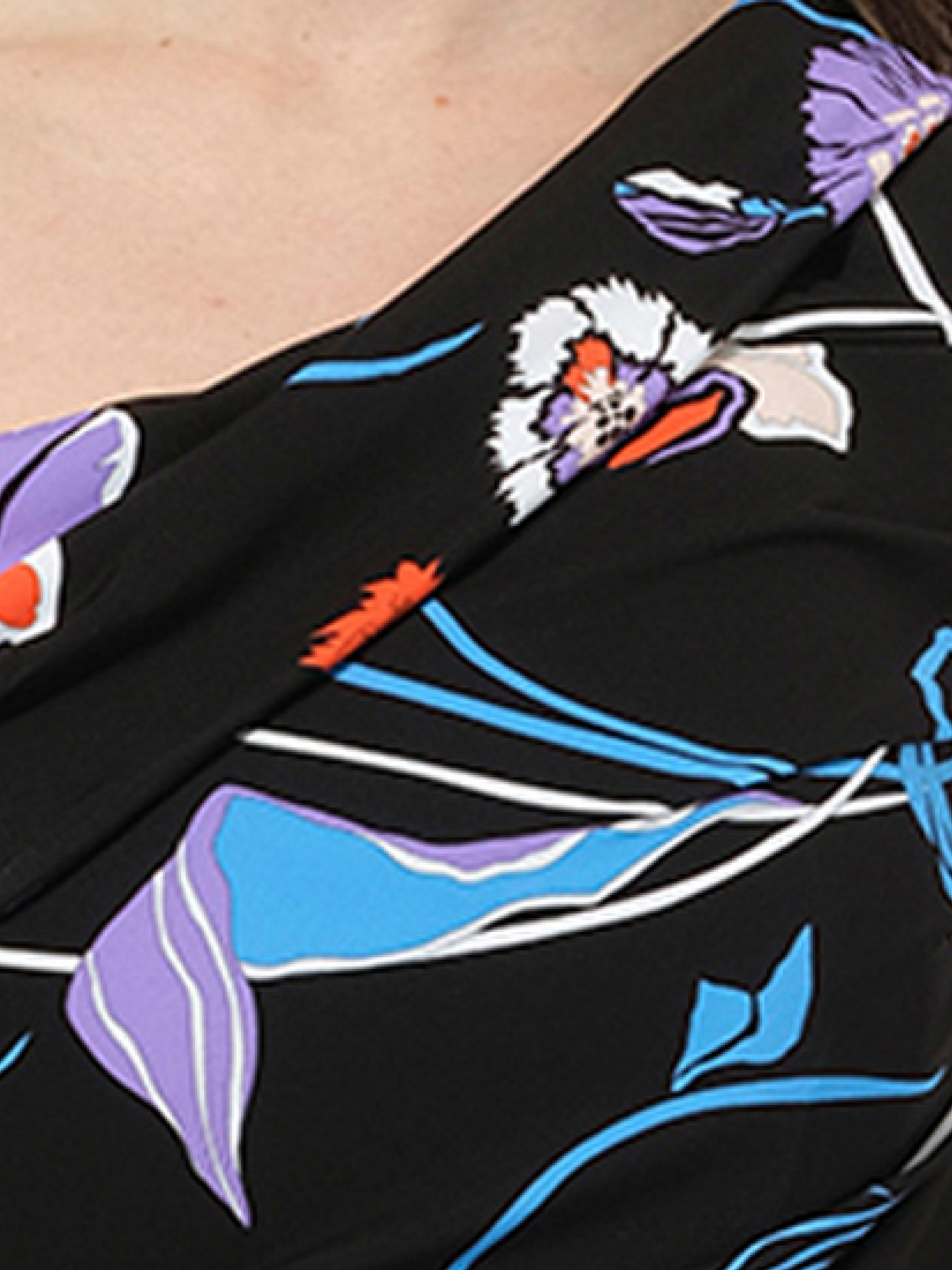 PUCCI Floral Long Dress (Black)