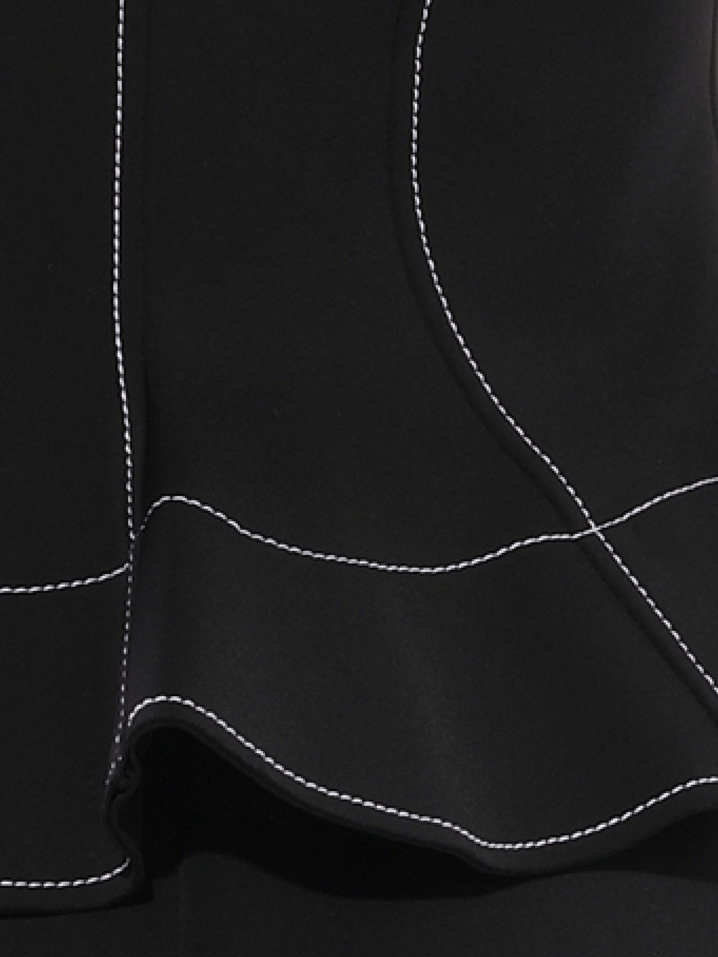 GIVENCHY Contrast Short Dress (Black)