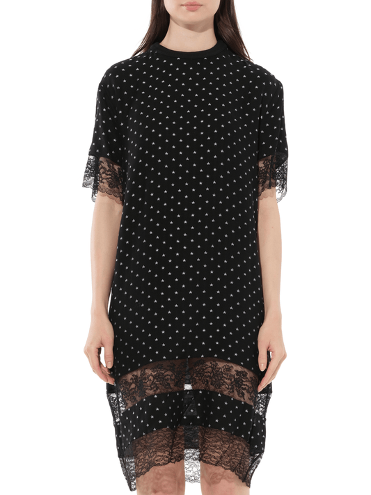Image of a model wearing Dress. Productname: GIVENCHY Silk Dress in Black colour by brand - GIVENCHY