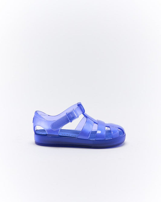 Image of Sandals. Productname: Walnut Melbourne Frankie Sandal in Cobalt colour by brand - Walnut Melbourne