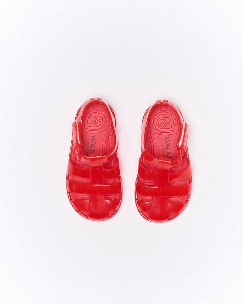 Walnut Melbourne Frankie Sandal (Red)
