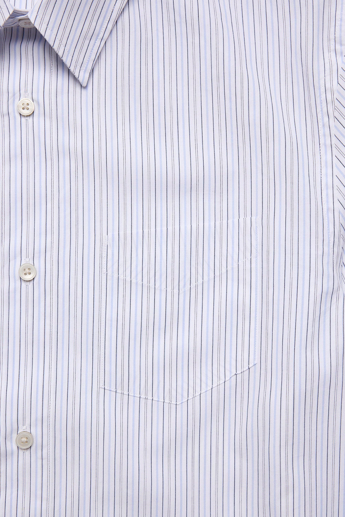 Anthony Squires Frederic white stripe poplin shirt (Red)