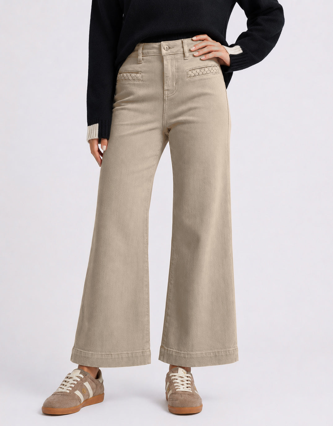 Image of Jeans. Product name - Freya Plait Pocket Jean Arizona in Arizona colour by brand - Kireina
