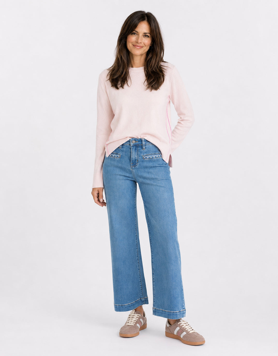 Kireina Freya Scallop Jean (70'S Blue)