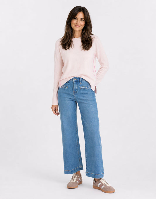Kireina Freya Scallop Jean (70'S Blue)