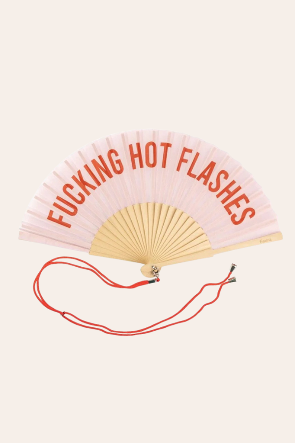Image of Accessories. Productname: Hand Fan | Fucking Hot Flashes in Flashes colour by brand - Kabana