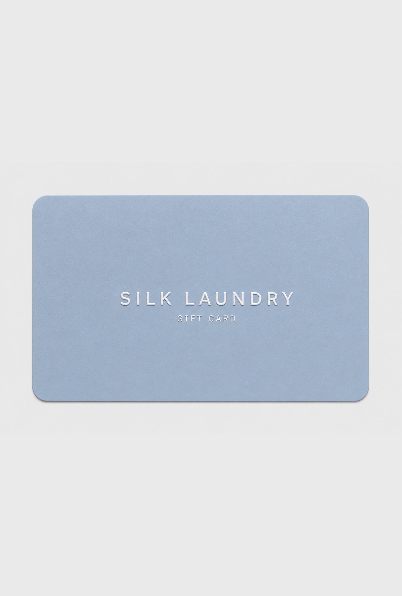 Image of Gift Cards. Product name - SILK LAUNDRY GIFT CARD in Card colour by brand - Silk Laundry