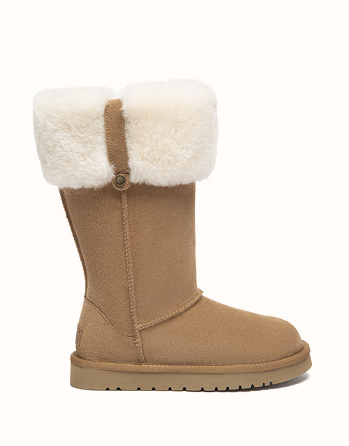 Image of Boots. Product name - AUSTRALIAN SHEPHERD® Tall Eleny Boots in Chestnut colour by brand - Ugg Australian Shepherd