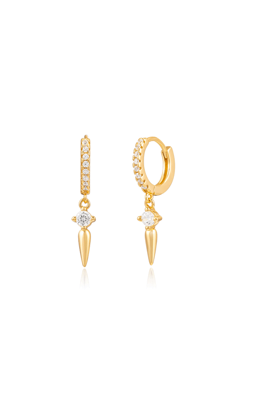 Image of Earrings. Productname: Jewel Citizen | Gabor Hoop Earrings in Gold colour by brand - Jewellery