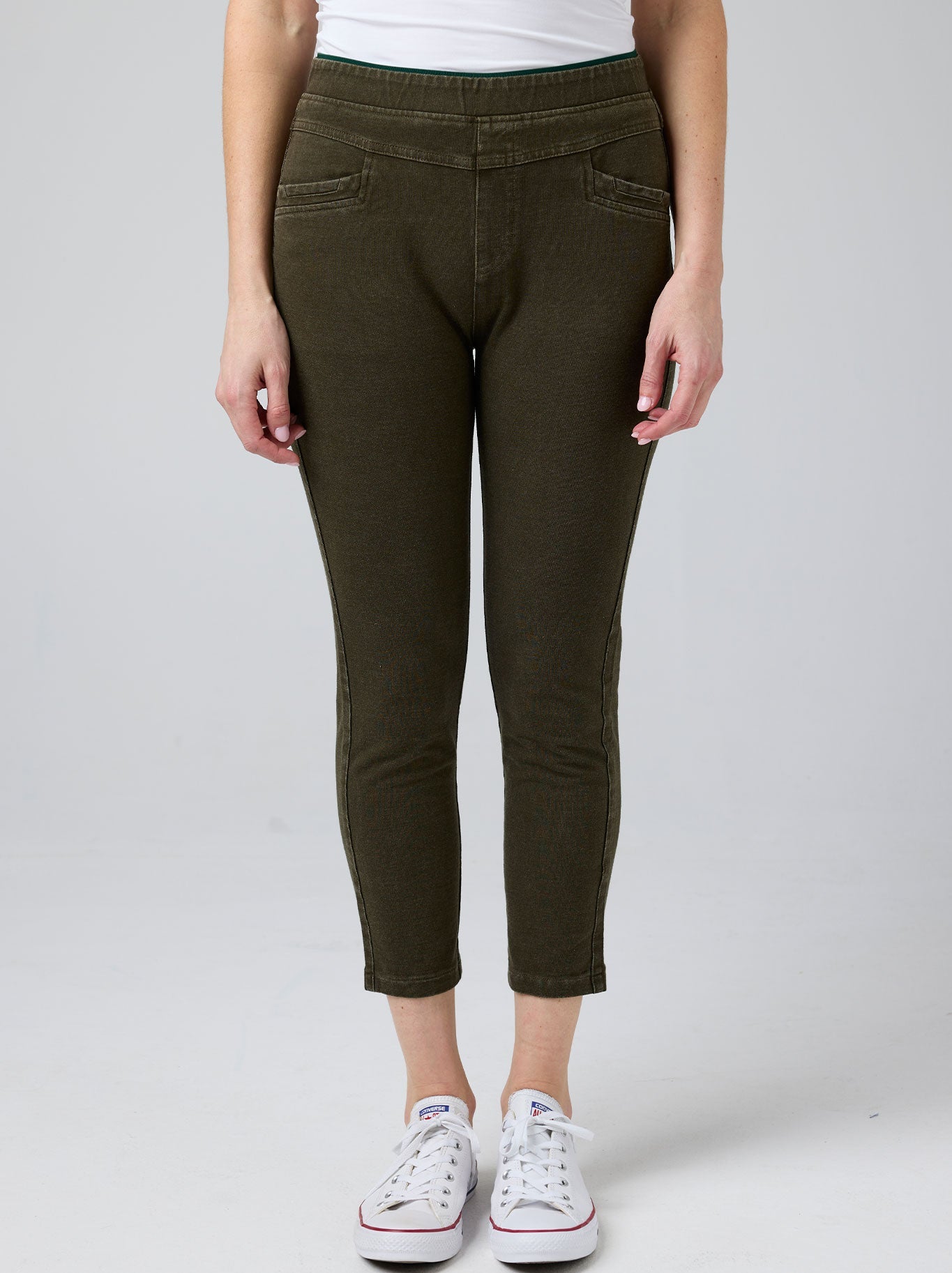 GABRIELLA FRATTINI CAPRI LUSTRE PANT (Petrol)