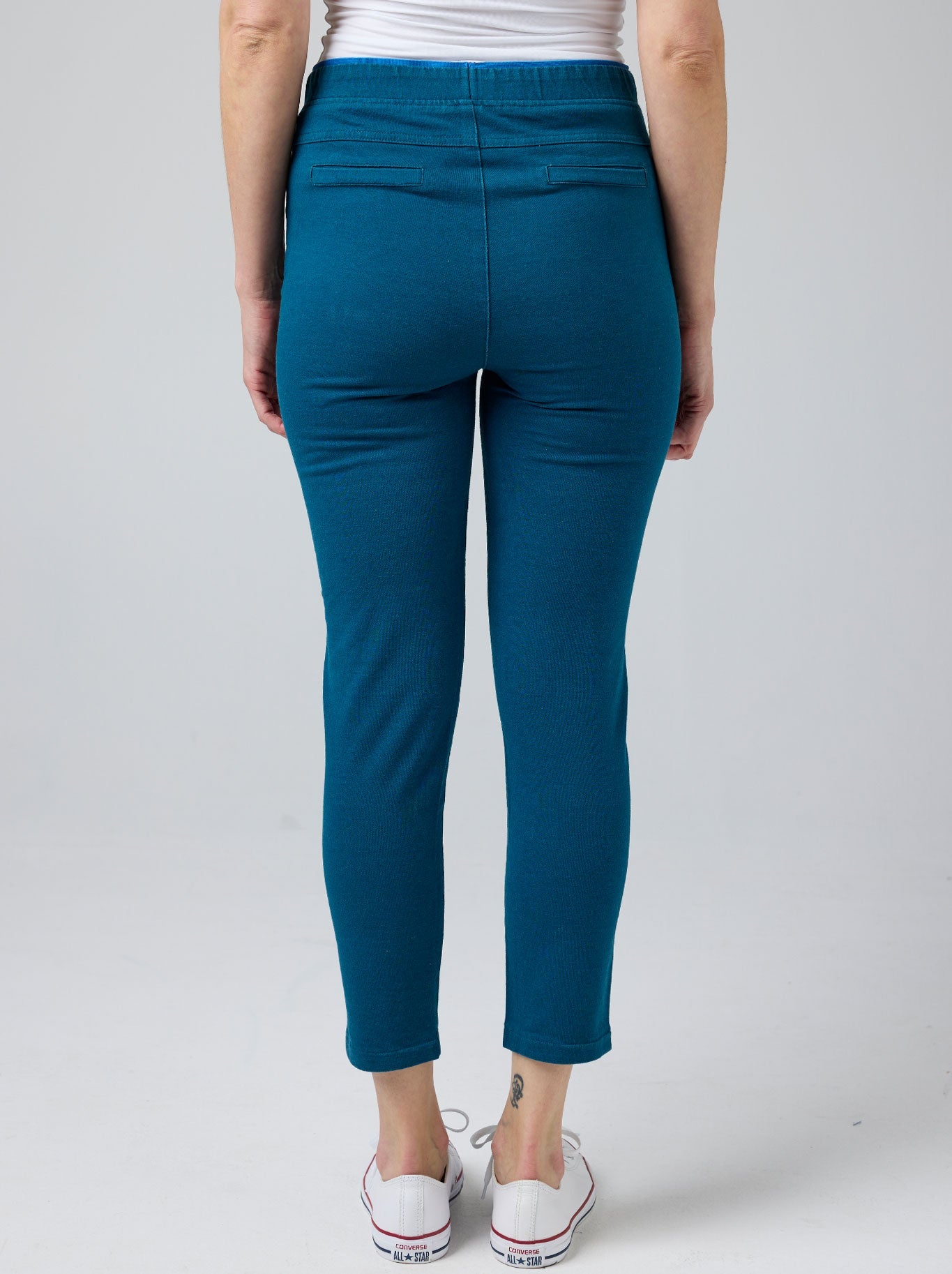 GABRIELLA FRATTINI CAPRI LUSTRE PANT (Petrol)