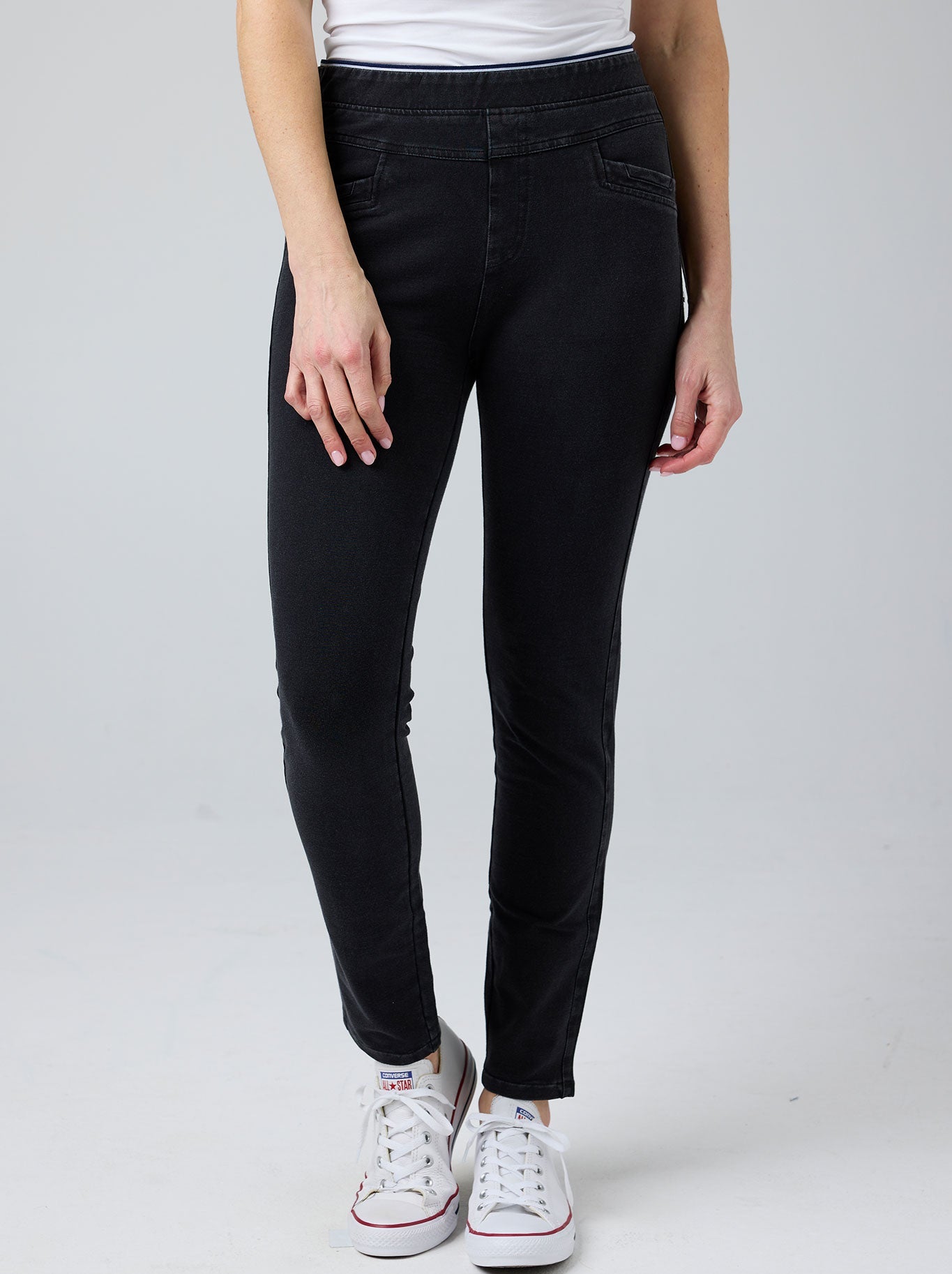 GABRIELLA FRATTINI LUSTRE PANT (Black)