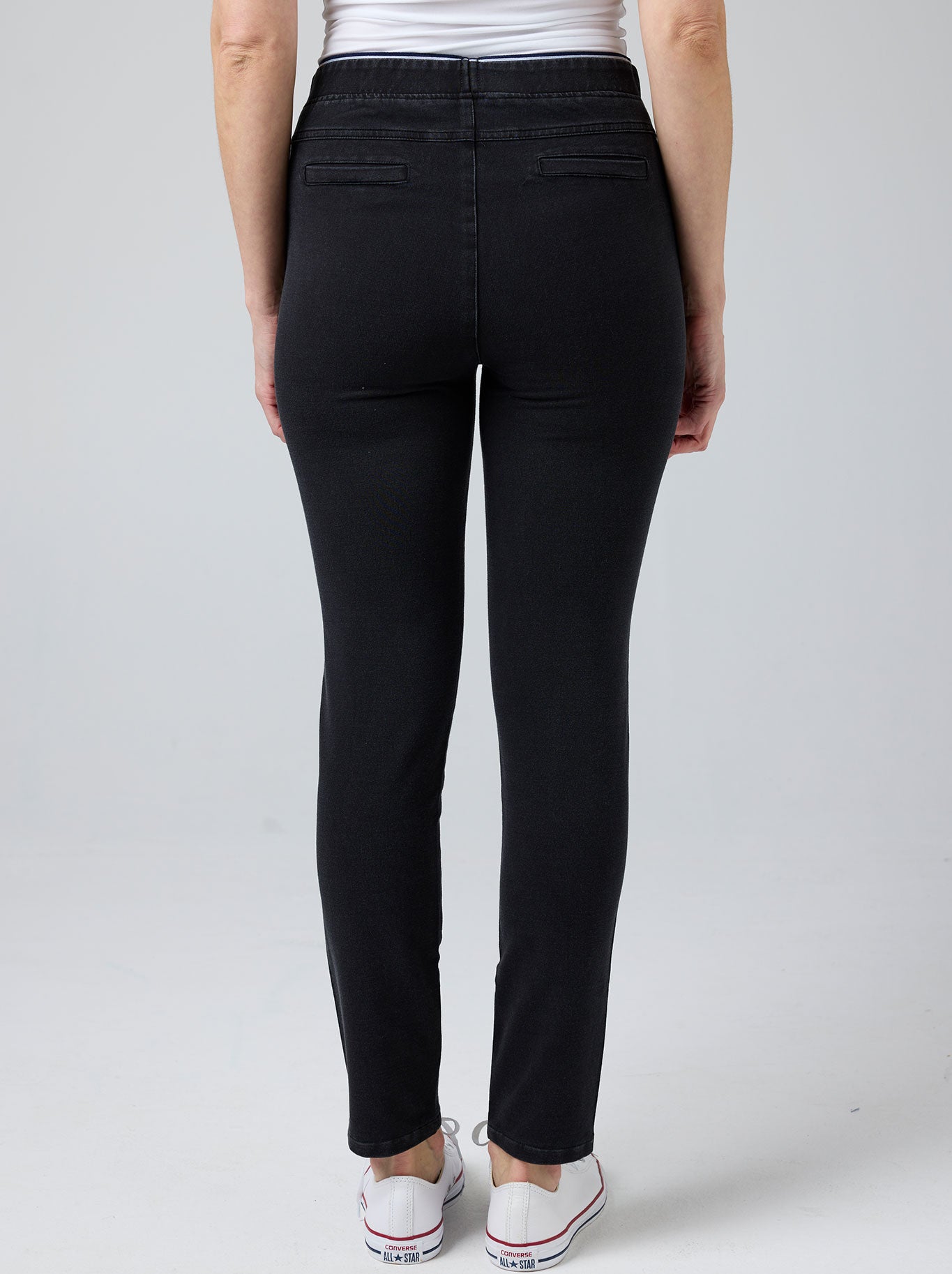 GABRIELLA FRATTINI LUSTRE PANT (Black)