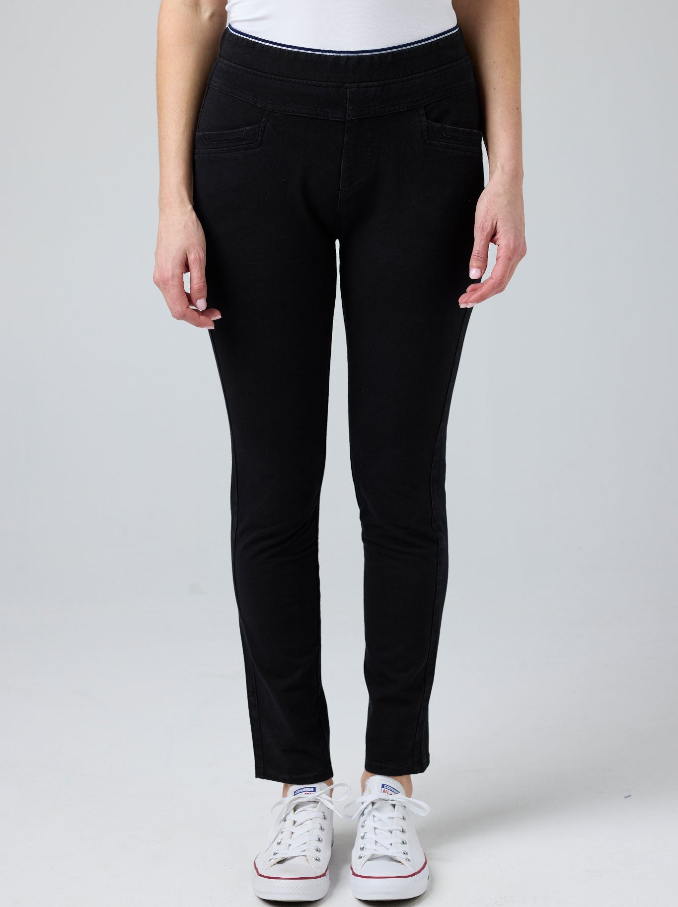 GABRIELLA FRATTINI LUSTRE PANT (Black)