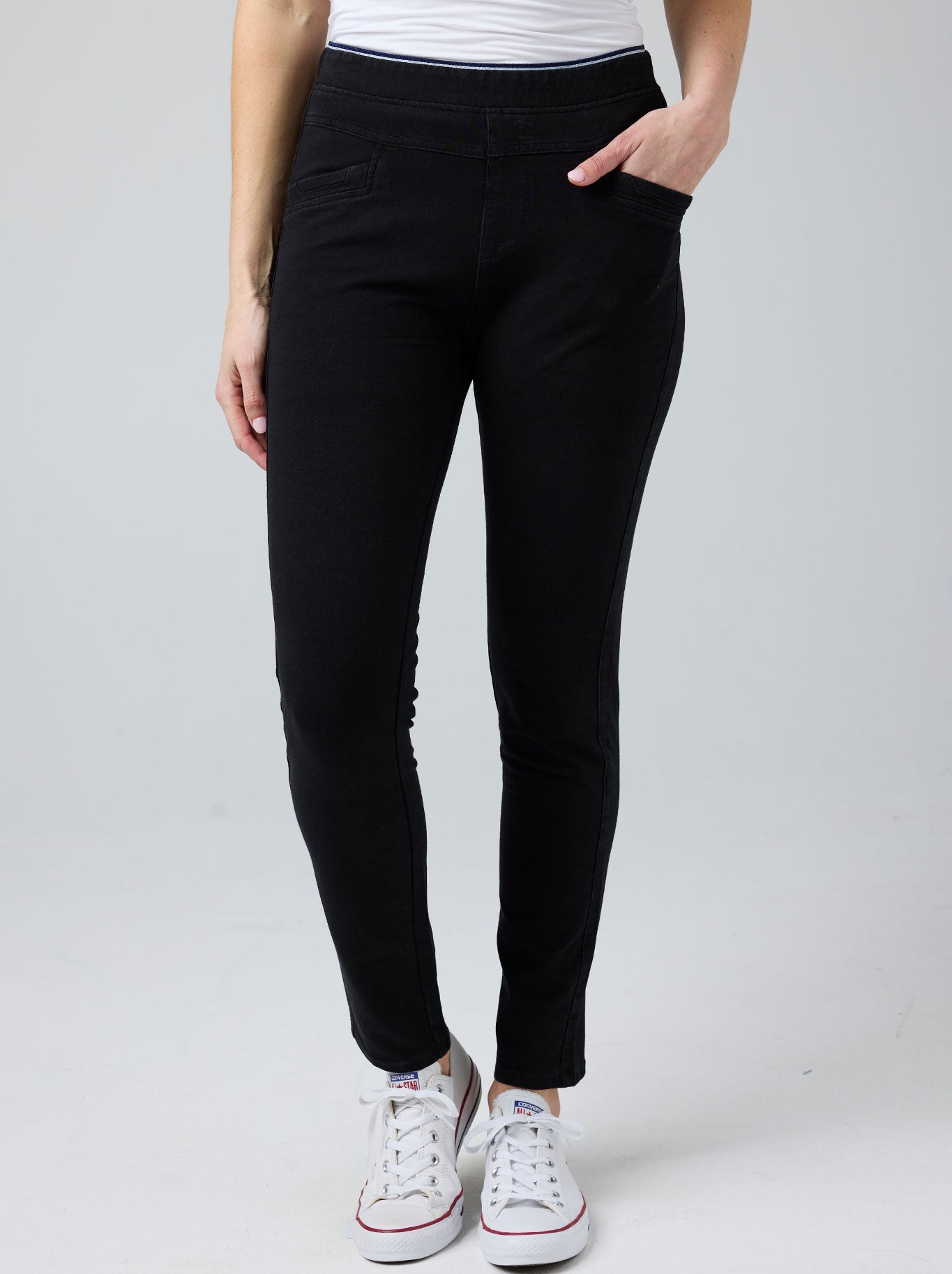 GABRIELLA FRATTINI LUSTRE PANT (Black)