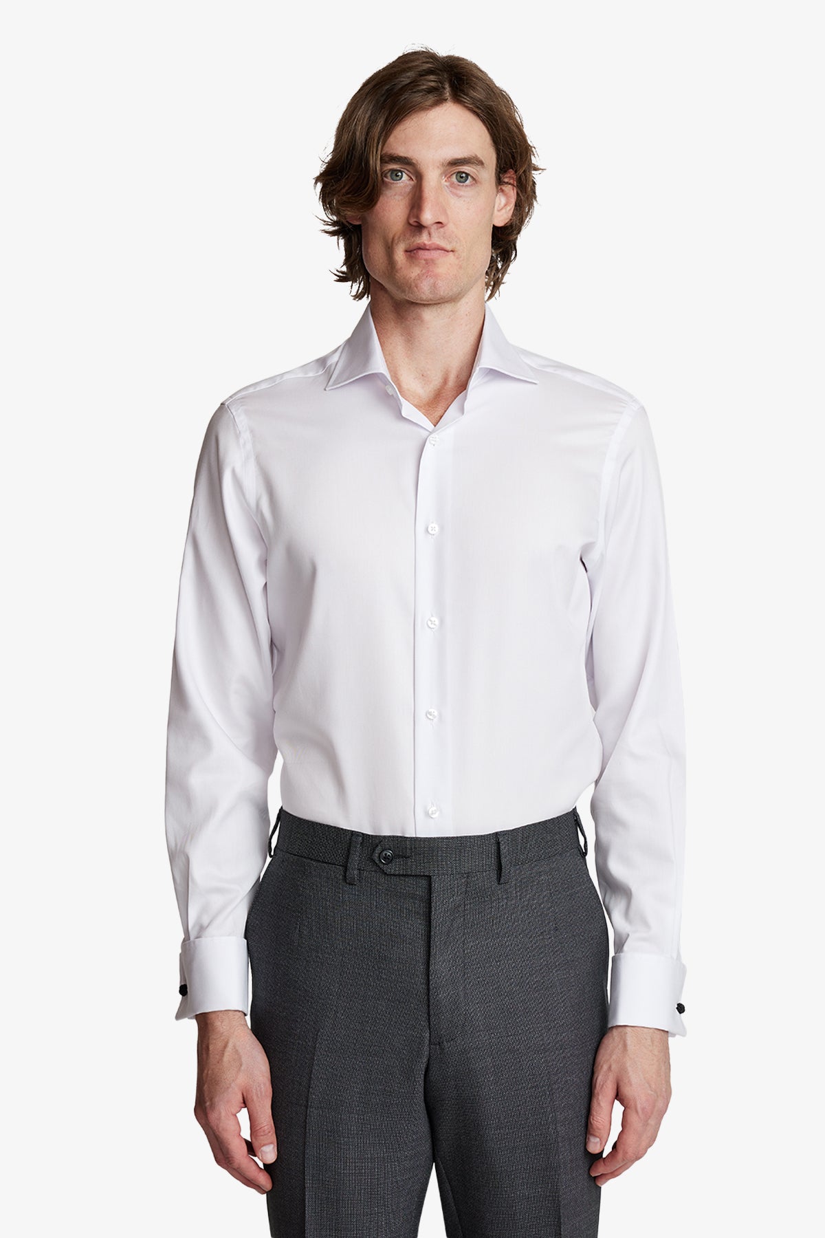 Image of Shirts. Product name - Garret White in White colour by brand - Anthony Squires