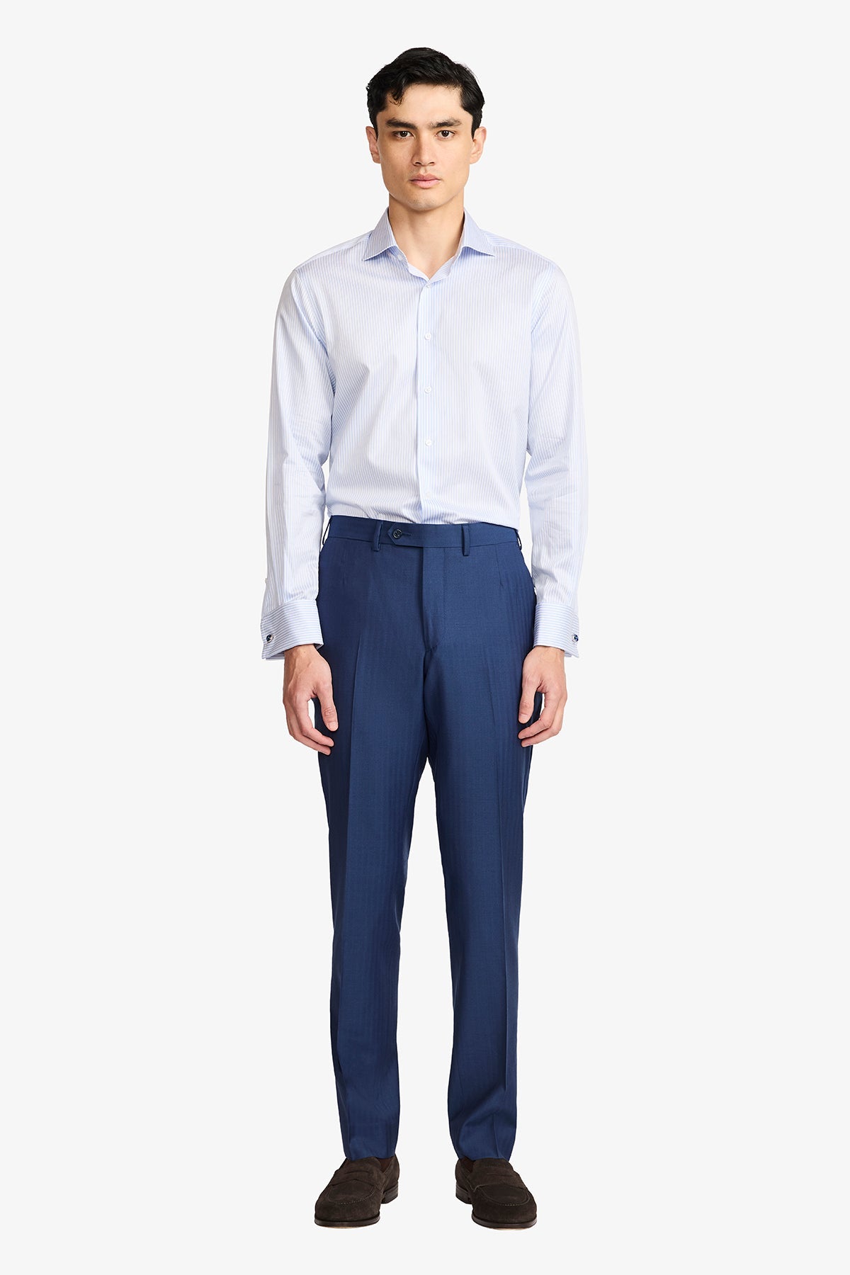Image of Shirts. Product name - Garret Formal Shirt Silk Twill in Twill colour by brand - Anthony Squires