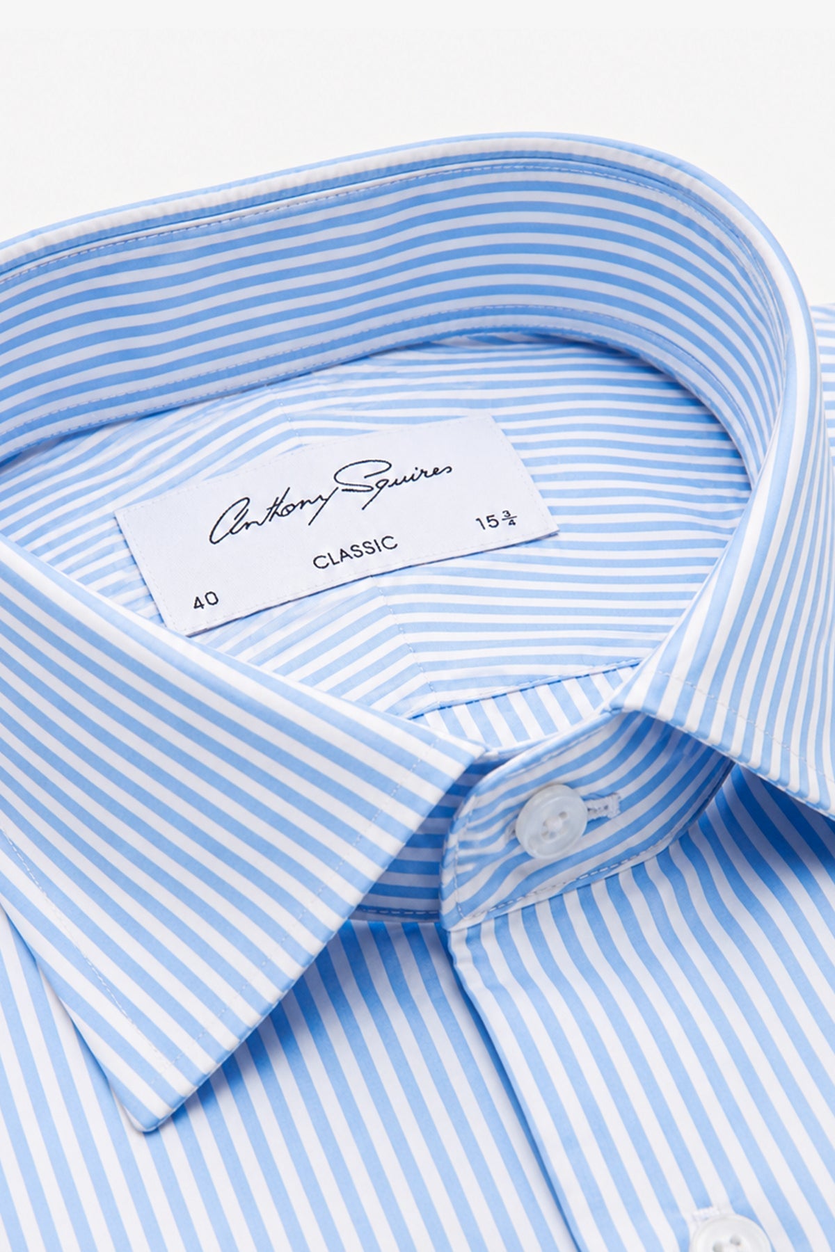 Anthony Squires Garret Formal Shirt Bengal Stripe (Blue)