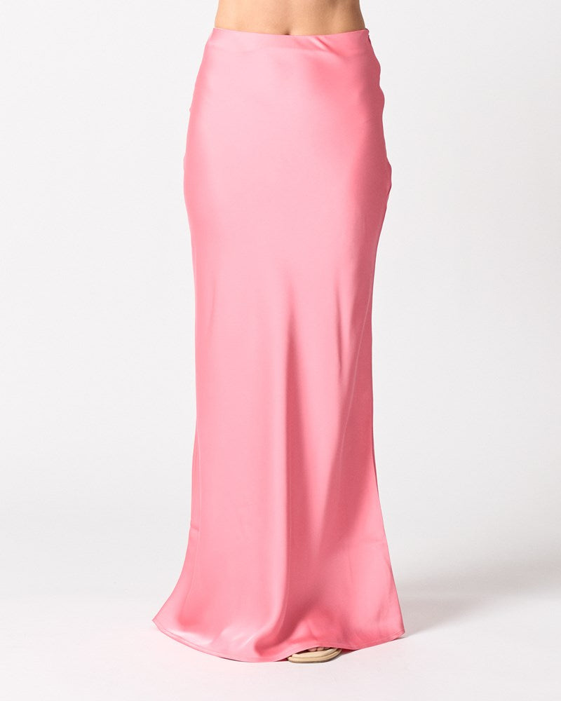 Image of a model wearing Skirts. Productname: Walnut Melbourne Geneva Skirt in Pink colour by brand - Walnut Melbourne