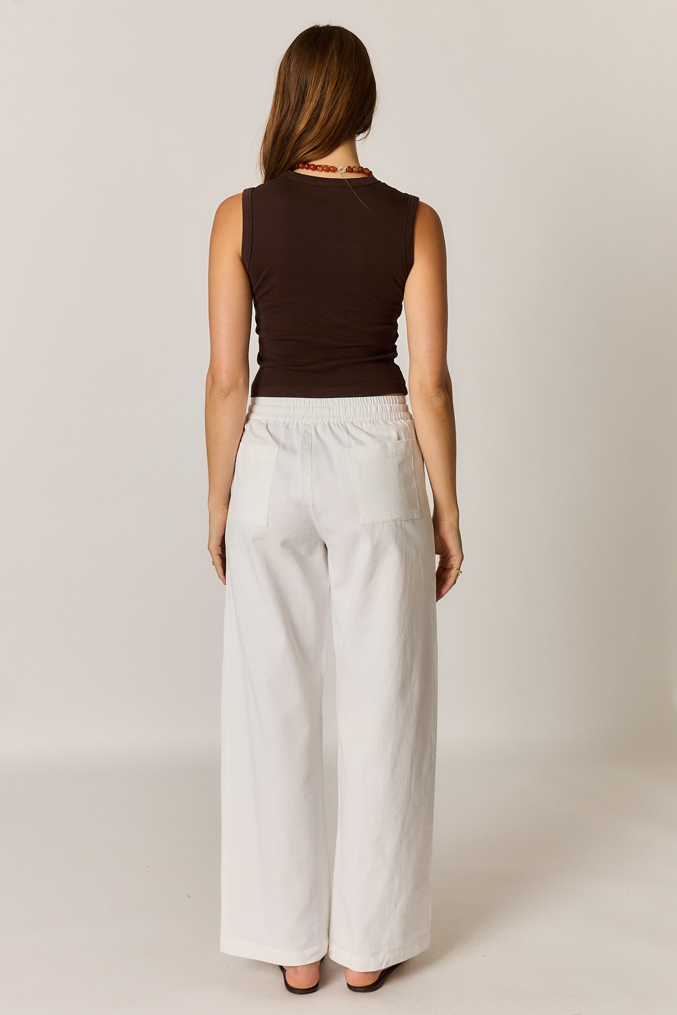 Giliann Alma Pocket Pant (White)