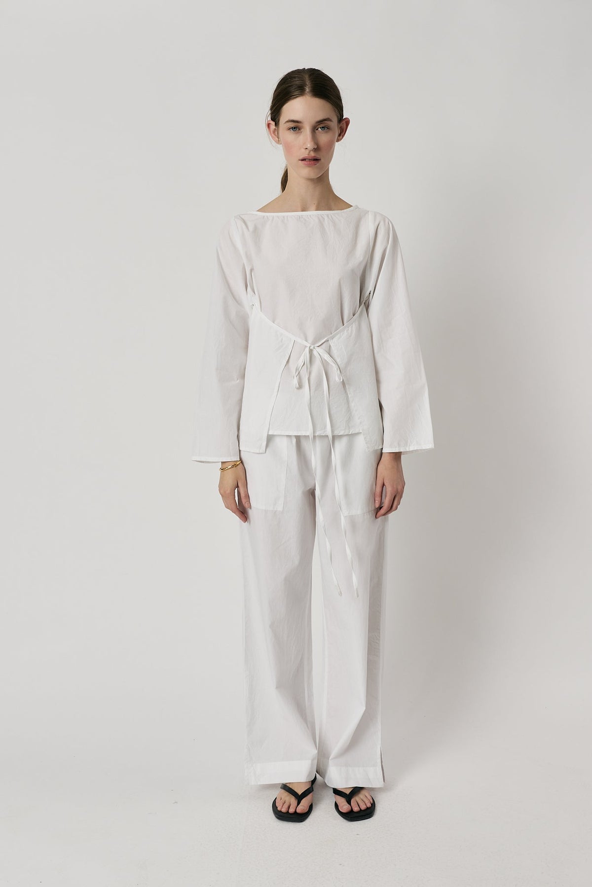 Image of Shirts. Product name - Giliann Luna Shirt White in White colour by brand - Giliann