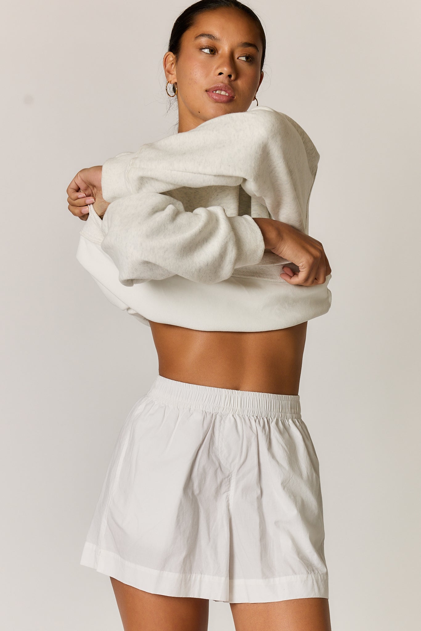 Giliann Logo Mockneck Pullover (Grey)