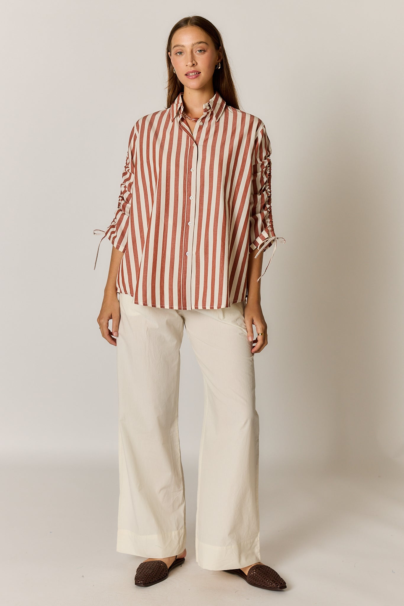 Image of Shirts. Product name - Giliann Pierre Shirt Stripe in Stripe colour by brand - Giliann