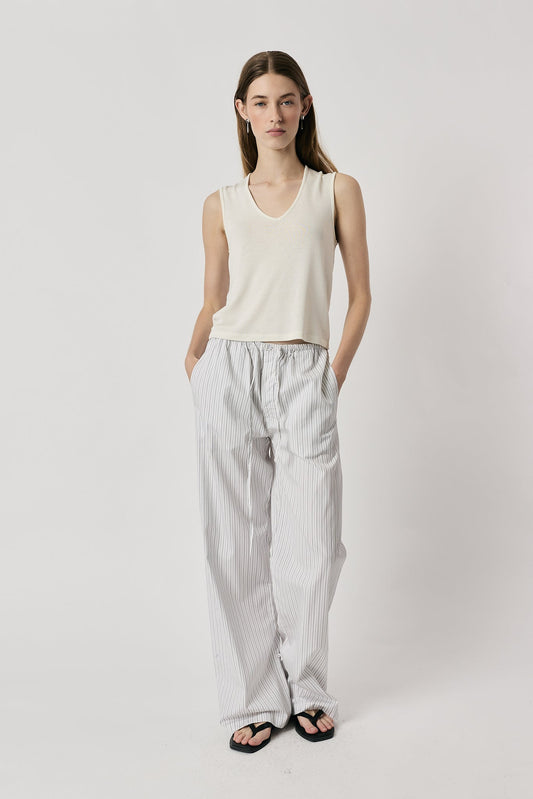Giliann Romy Pant /White Stripe (Black)