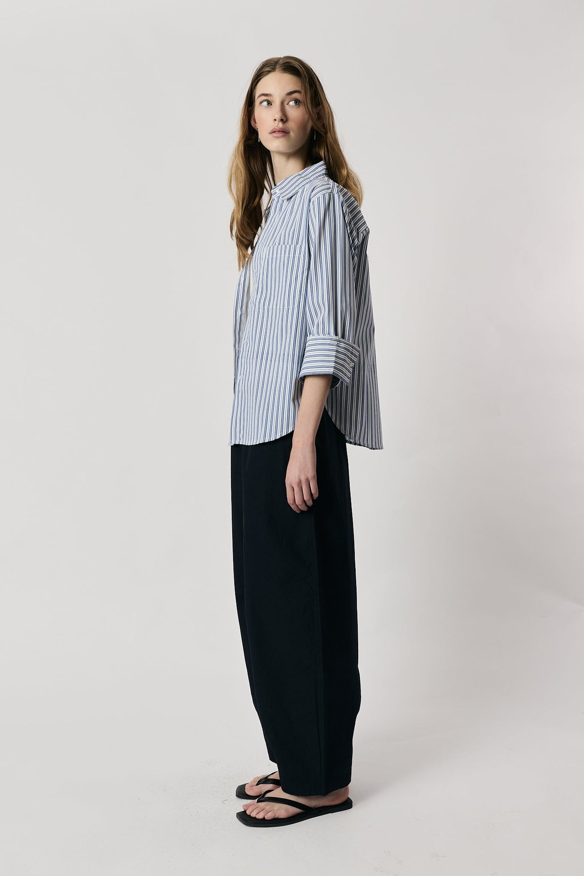 Giliann Runa Shirt Light Stripe (Blue)