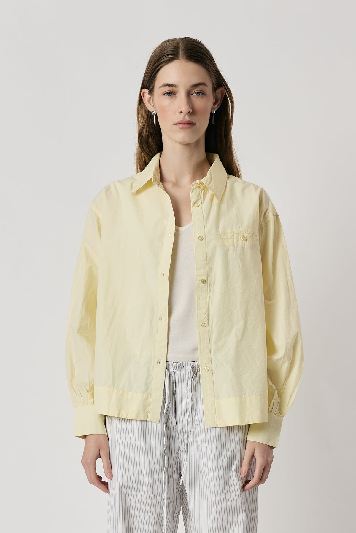 Image of Shirts. Product name - Giliann Soline Shirt Lemon in Lemon colour by brand - Giliann
