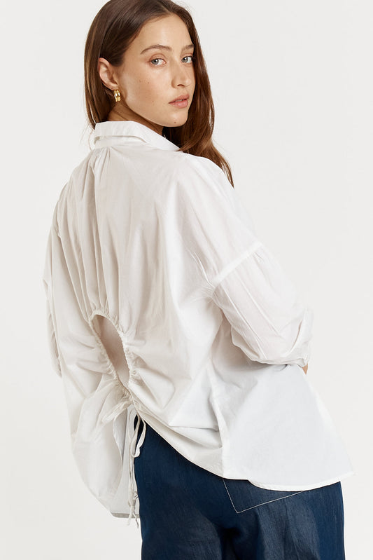 Image of Shirts. Productname: Giliann Casa Cut Out Shirt White in White colour by brand - Giliann