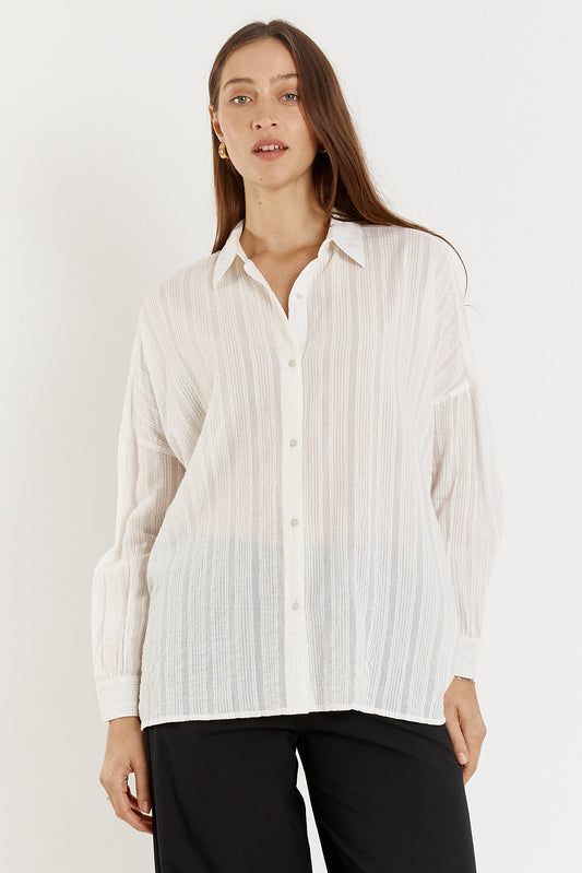 Image of Shirts. Productname: Giliann Cassis Cut Out Shirt in Shirt colour by brand - Giliann