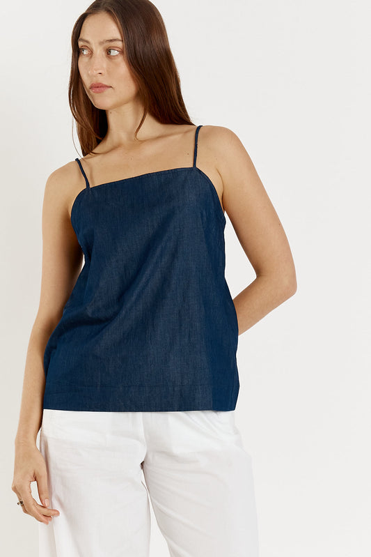 Giliann Gimlet Singlet (Denim)