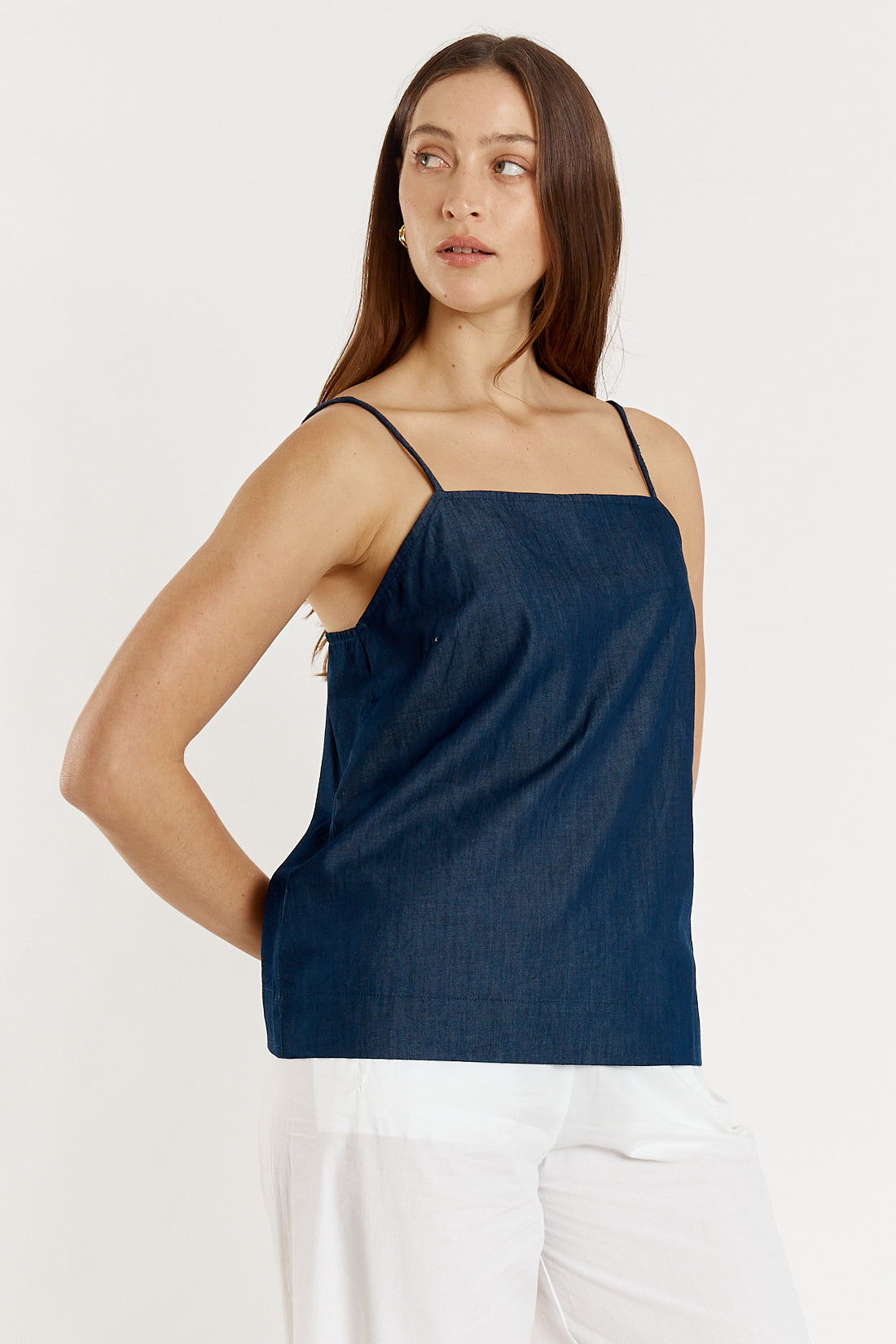 Giliann Gimlet Singlet (Denim)