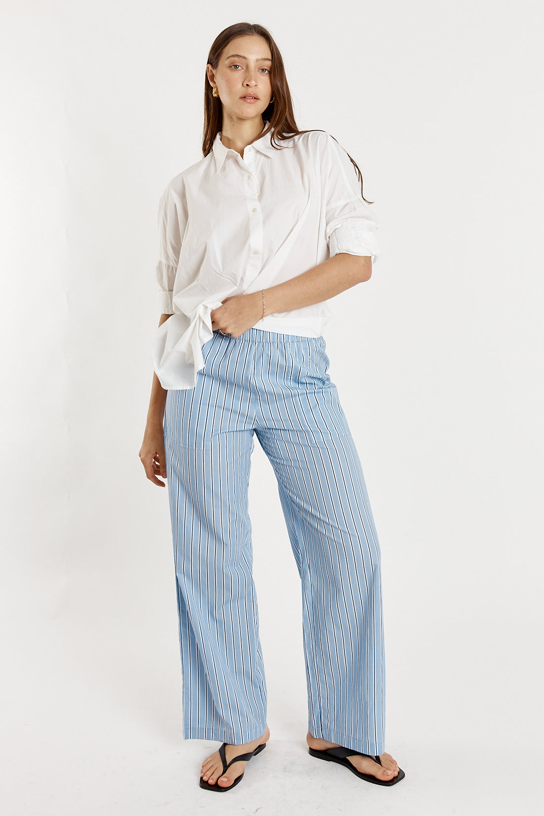 Giliann Jean Pant Stripe (Blue)