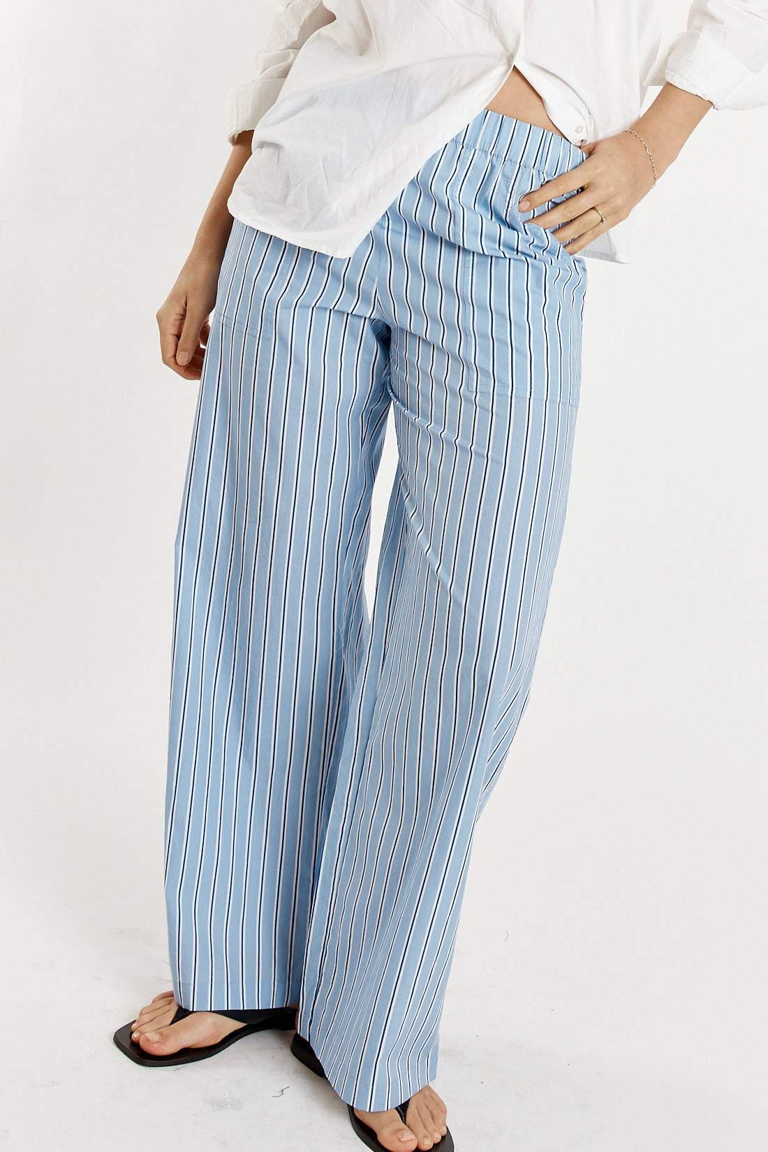 Giliann Jean Pant Stripe (Blue)
