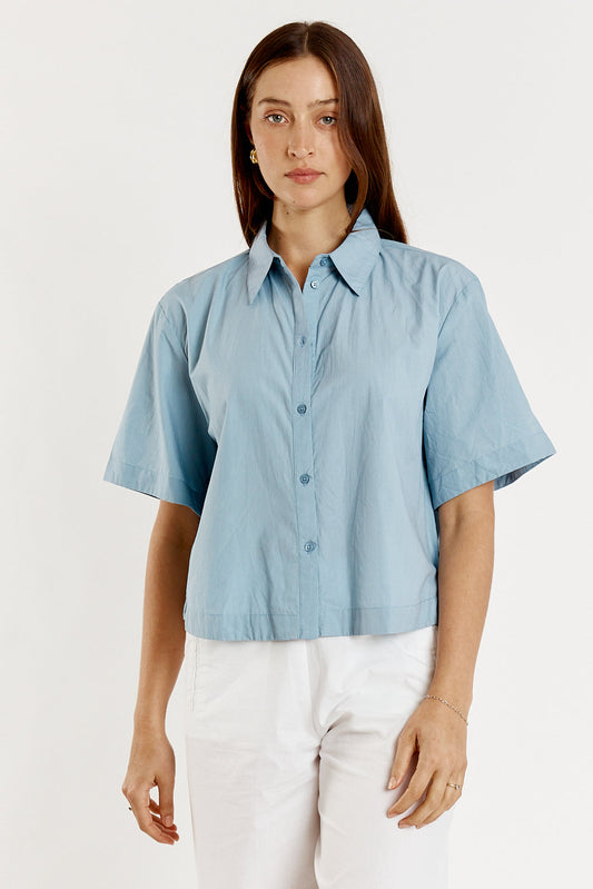 Image of Shirts. Productname: Giliann Loire Shirt Blue in Blue colour by brand - Giliann