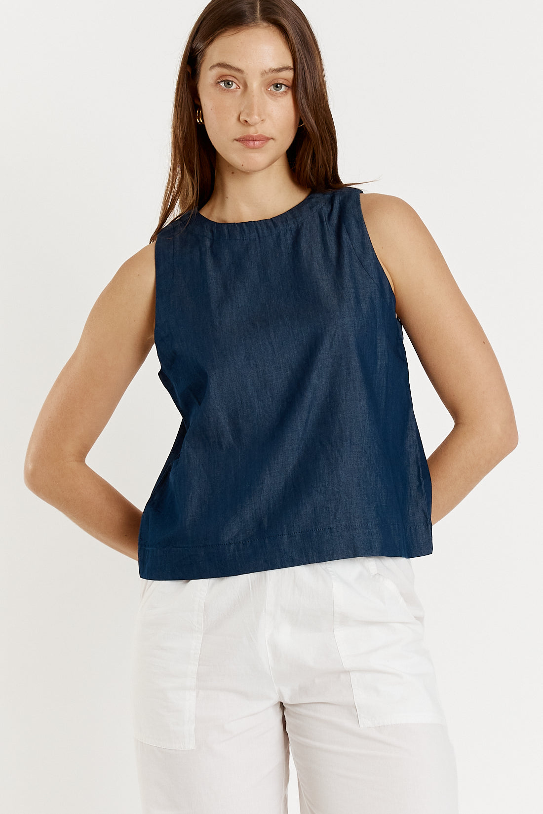 Giliann Lolita Singlet (Denim)