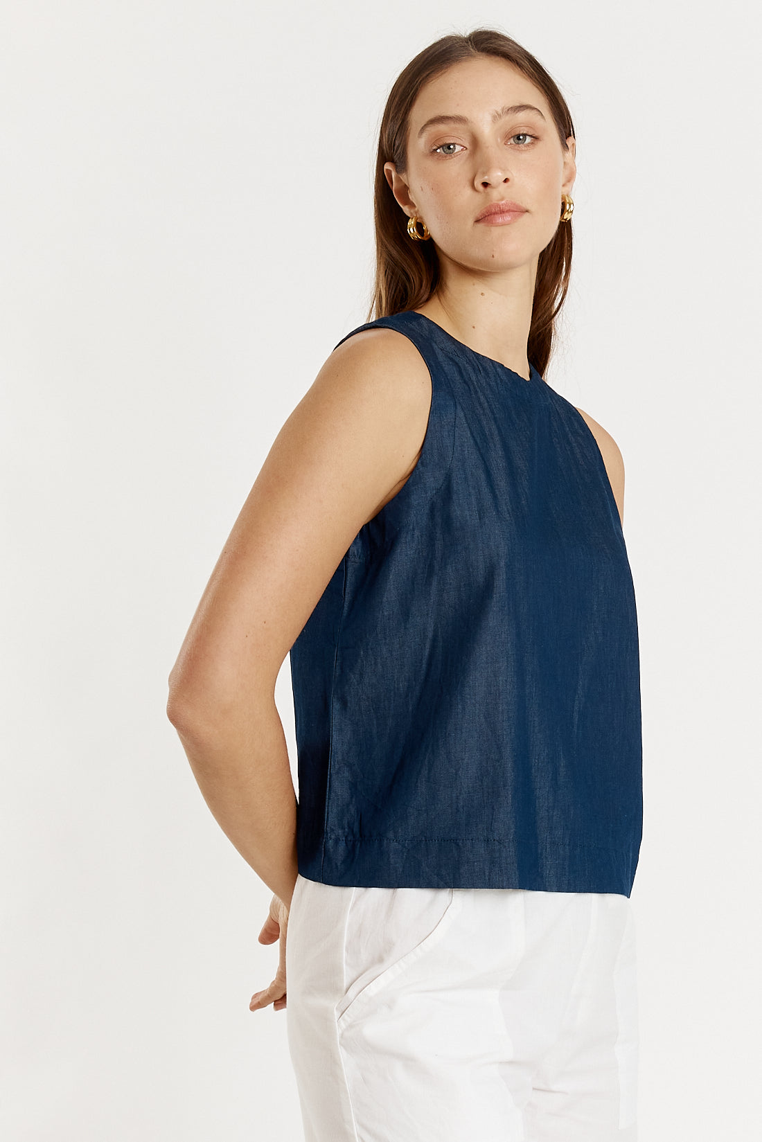 Giliann Lolita Singlet (Denim)